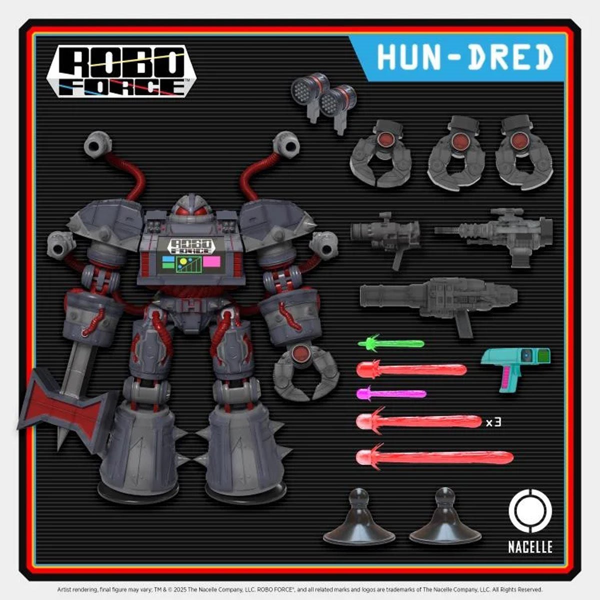 ActionActionFig's tweet image. Robo Force [Wave 2] Hun-Dred!

PO: ee.toys/8ZUTUX

#ActionFigure #ActionFigures #RoboForce #HunDred #Nacelle