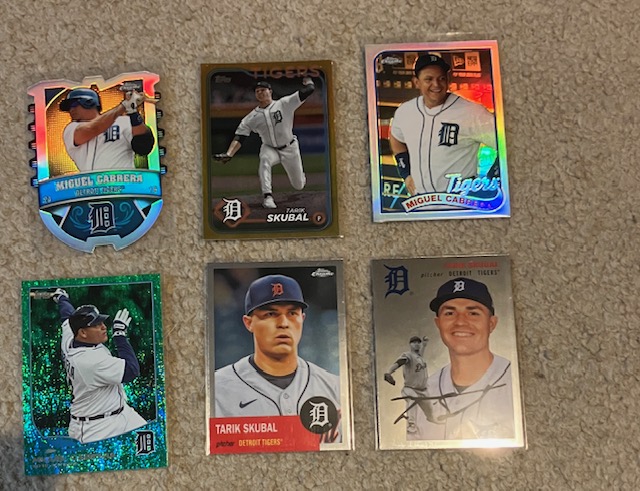 ericamstark's tweet image. #mailday courtesy of @Mdotmoore420 .. Great cards to add to my PC. Go Tigers! We'll weather this.