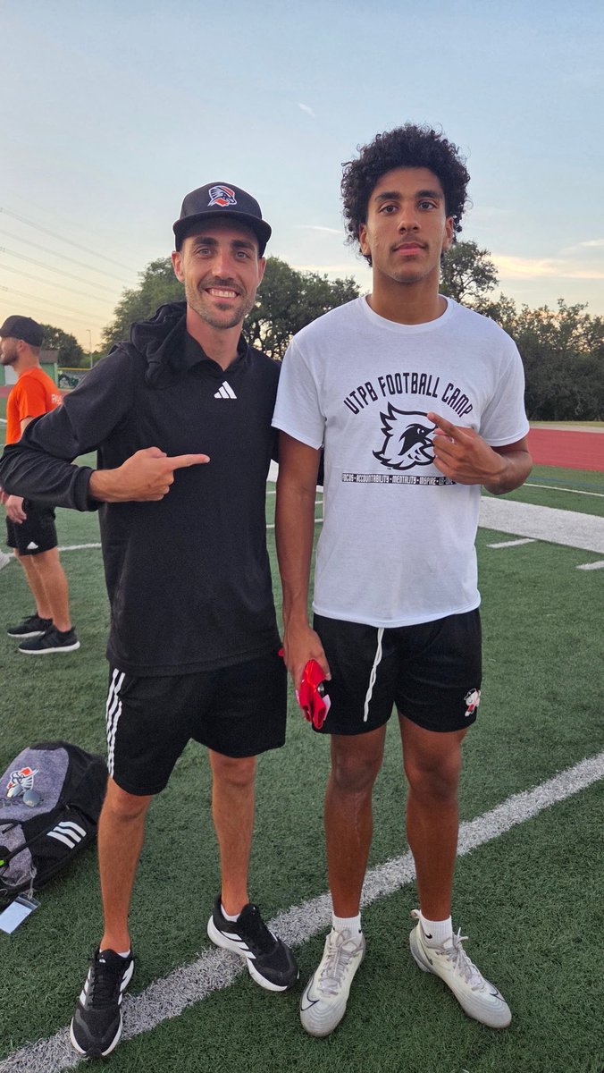 Kristian Nobles (@kristian_nobles) on Twitter photo After a great camp and a lot of learning I am more than blessed to receive an offer from UTPB.
<a href="/UTPBFootball/">UTPB Football</a>
<a href="/BlakeCrandall/">Blake</a>
<a href="/CoachK__Mac/">Kris McCullough</a>
<a href="/MarkHum7/">Mark Humble</a>
<a href="/RecruitHeights/">RecruitTheShield</a> <a href="/HHKnights_FB/">Harker Heights Football</a> After a great camp and a lot of learning I am more than blessed to receive an offer from UTPB.
<a href="/UTPBFootball/">UTPB Football</a>
<a href="/BlakeCrandall/">Blake</a>
<a href="/CoachK__Mac/">Kris McCullough</a>
<a href="/MarkHum7/">Mark Humble</a>
<a href="/RecruitHeights/">RecruitTheShield</a> <a href="/HHKnights_FB/">Harker Heights Football</a>