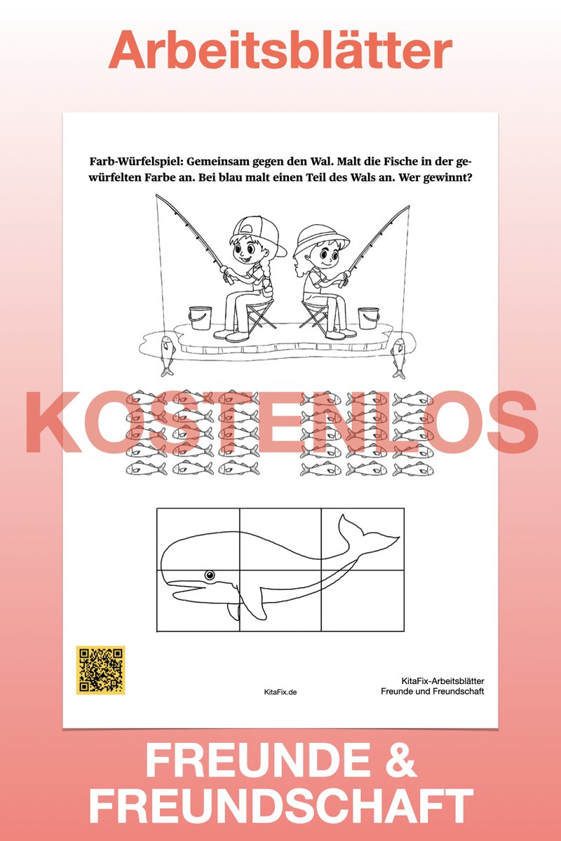 reundschaft ist eine der grundlegendsten Erfahrungen, die ein Kind in seinem Leben machen kann. Sie ist ein unsichtbares Band, das Menschen verbindet und ihnen das Gefühl von Zugehörigkeit, Sicherheit und Vertrauen vermittelt.

KitaFix.de/kostenlos