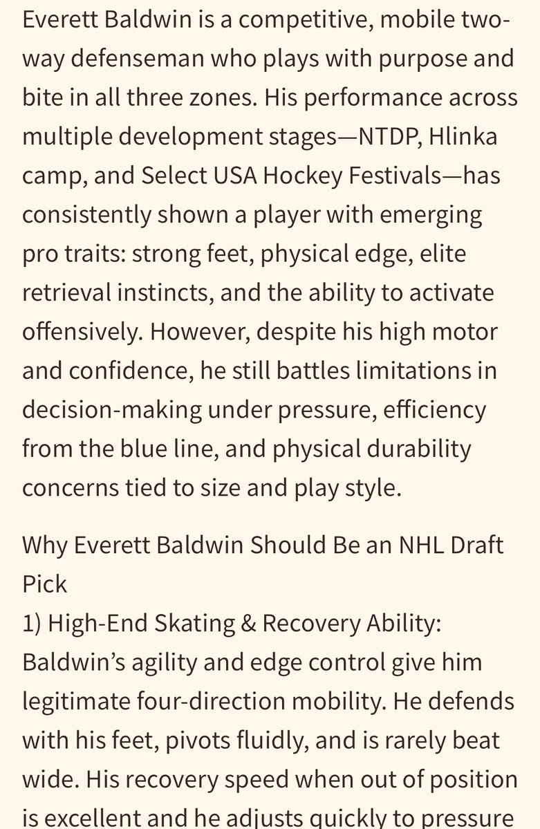 Former <a href="/SGBICE/">St. George’s BVH</a> star defender, <a href="/FriarsHockey/">PC Men's Hockey</a> commit and <a href="/NZPrepHockey/">NZPrepHockey</a> runner-up for DOTY moves to <a href="/QMJHL/">QMJHL</a> 

Ranked 111 by <a href="/nhl_nz/">NHL Prospect Evaluations</a> &amp; selected 151 n the #NHLDraft #NEPrepped 
👤neutralzone.com/player/everett…