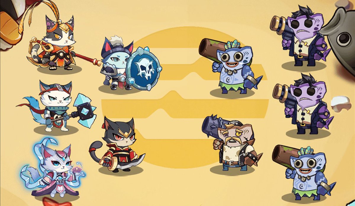 HaikoIvan's tweet image. An idle RPG + @Aptos Foundation backing + Play & Earn?
That’s @DeFiCattos. We buy chests that contain warriors. They fight (even when we’re offline) and we earn $CATTOS tokens.
Sounds simple? Let’s dive in! 🐱🧵