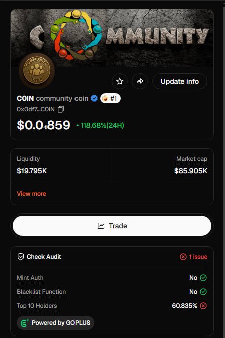 freshpants2x ✝️💧 (@freshpants2x) on Twitter photo banner updated + verified + #1 on <a href="/NoodlesFi/">Noodles Finance 🍜</a> 🔥
X coming soon
side note - yes, top 10 holders own 60% of the current supply. 20% of that is in the doonies treasury. doonies did not launch this coin, it is not their coin, it is mine.
3.5% is in my public hot wallet - banner updated + verified + #1 on <a href="/NoodlesFi/">Noodles Finance 🍜</a> 🔥
X coming soon
side note - yes, top 10 holders own 60% of the current supply. 20% of that is in the doonies treasury. doonies did not launch this coin, it is not their coin, it is mine.
3.5% is in my public hot wallet -