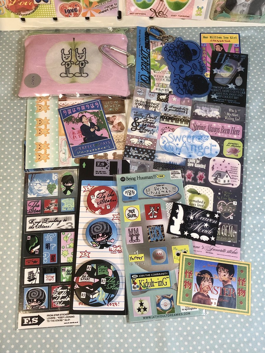 my recent haul from local artists — a thread⭐️