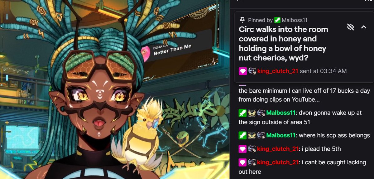 ItsCircuit_'s tweet image. Thank you to those who hopped in chat today 😭 I know it was a short stream but the anxiety behind streaming has increased
But I missed my lil goobers so thank you for hanging out with me 🫶