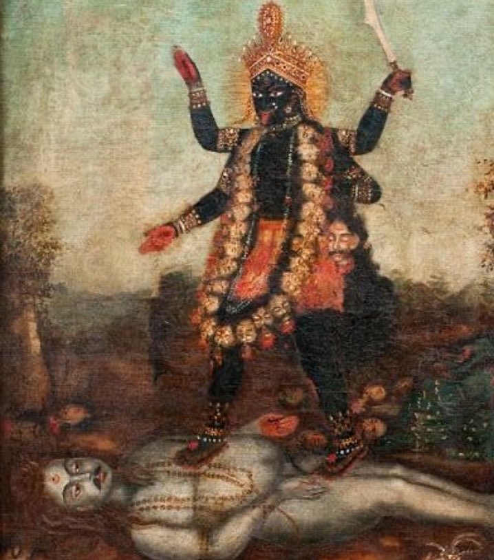 0xQTpie's tweet image. the tea app is the demon kali and us sensitive, young males are the severed heads she carries around her neck