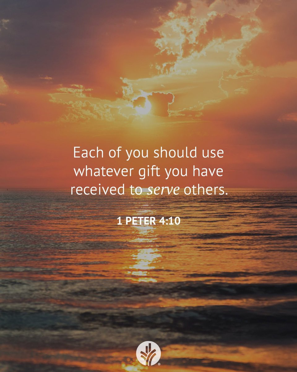 SLemma2's tweet image. 1 Peter 4:10
1ኛ ጴጥሮስ 4:10
... እያንዳንዳችሁ የጸጋን ስጦታ እንደ ተቀበላችሁ መጠን በዚያው ጸጋ እርስ በርሳችሁ አገልግሉ፤