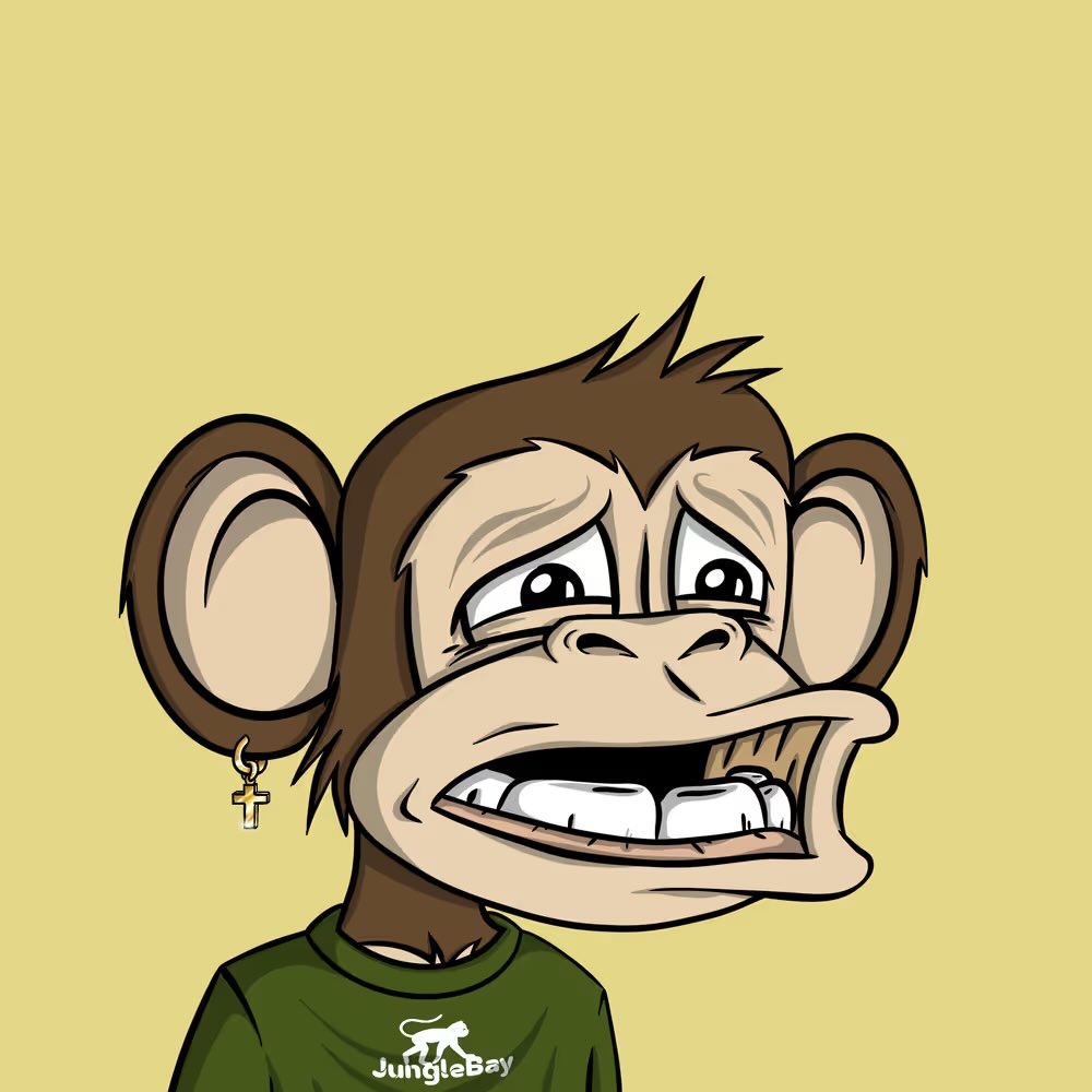 BasedBraden's tweet image. 2 new apes acquired shout out to @JungleBayAC this is one badass collection 🧱🧱