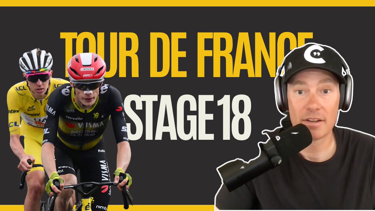 tomdanielson's tweet image. Here’s my podcast from the TDF Stage 18
- Why I liked Visma’s strategy —and how they executed it to near perfection
- Why Tadej Pogačar has evolved into a cold-blooded killer in the mountains, and how it’s working out
-What’s new about Jonas Vingegaard and why I’m loving this…