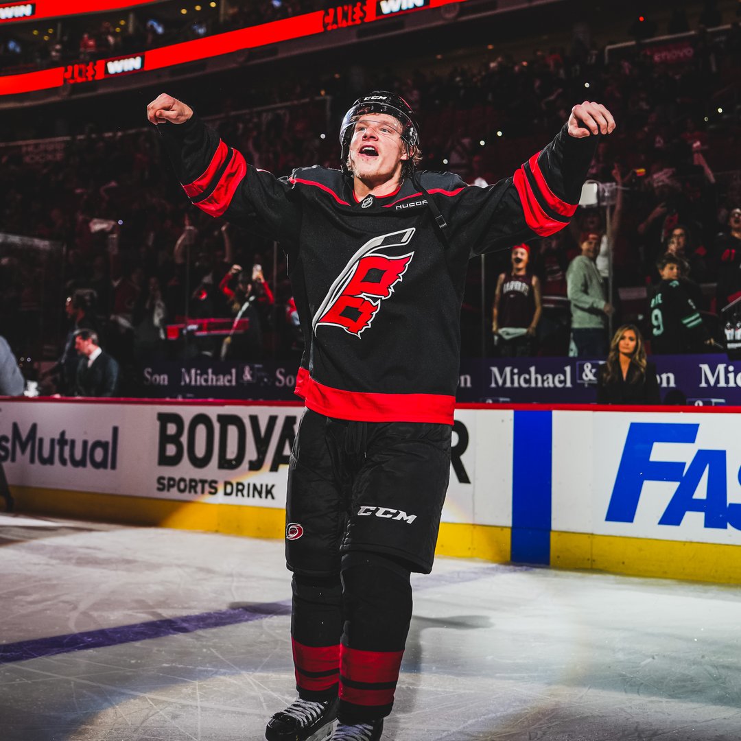 Here for the long haul 🔒

The #Canes have signed forward Jackson Blake to an eight-year contract extension, which will begin with the 2026-27 season.

Details » n.carhur.com/40wc29C