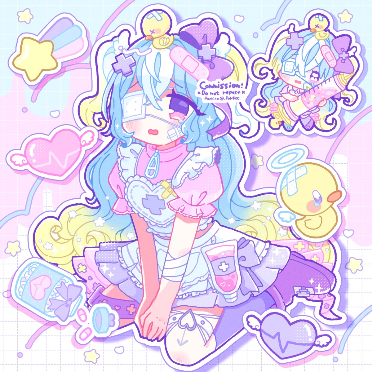 _PONPOC's tweet image. 🩵💜🩷