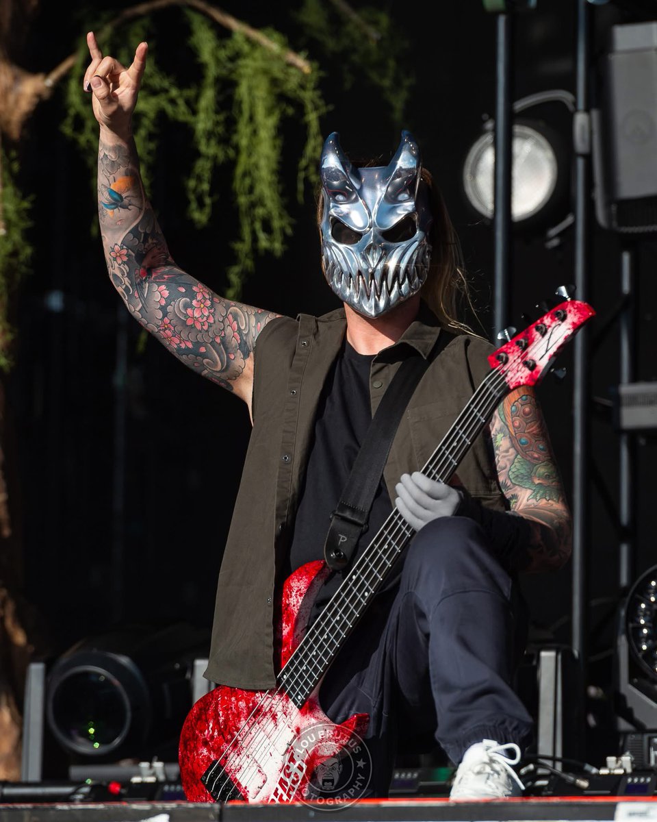 LouBrutus's tweet image. SLAUGHTER TO PREVAIL! One of the fiercer sets last weekend at @RockFestWI was @STPmetal. Here&apos;s a sample of my shots from the sun-baked photo pit. #RockFest #RockFest2025 #SlaughterToPrevail