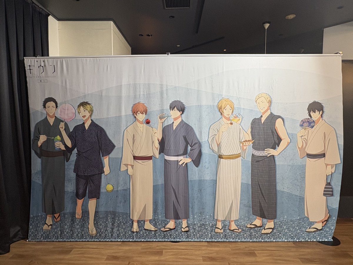noitamina_shop's tweet image. 「映画 ギヴン 海へ」サマーキャンペーン開催中🎆
店内では特大タペストリーを展示中です‼
ご来店の際はぜひ写真撮影などお楽しみください📷✨
詳細:noitamina-shop.com/event/id/1293
#ギヴン