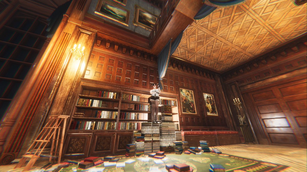 fleapuff's tweet image. This interior is DIVINE! Can we please have books like this to decorate @OnceHuman_ ?! (and all the other stuff in this pic cuz OMG THOSE WALLS)
#OnceHuman #oncehumanmobile #openworld #gaming #VirtualPhotography #ワンスヒューマン #ワンスヒューマンモバイル #OnceHumanモバイル