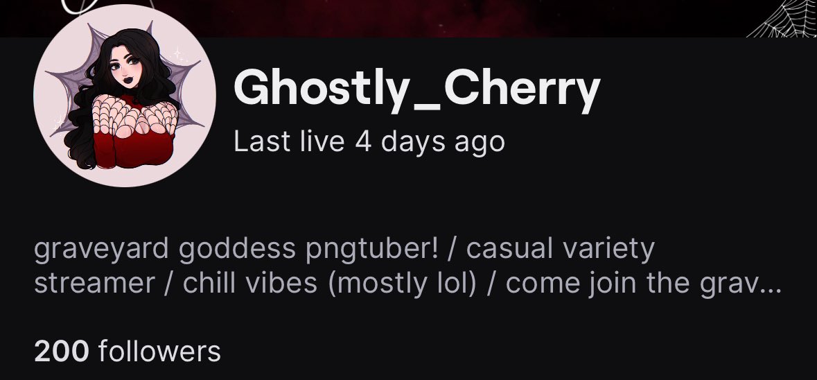 ghostly_cherryy's tweet image. hey so this is actually insane and i love you all so much 😭💕 i’m so grateful for my vtubing journey so far and i can’t wait to meet more ghouls!! xoxoxo -cherry