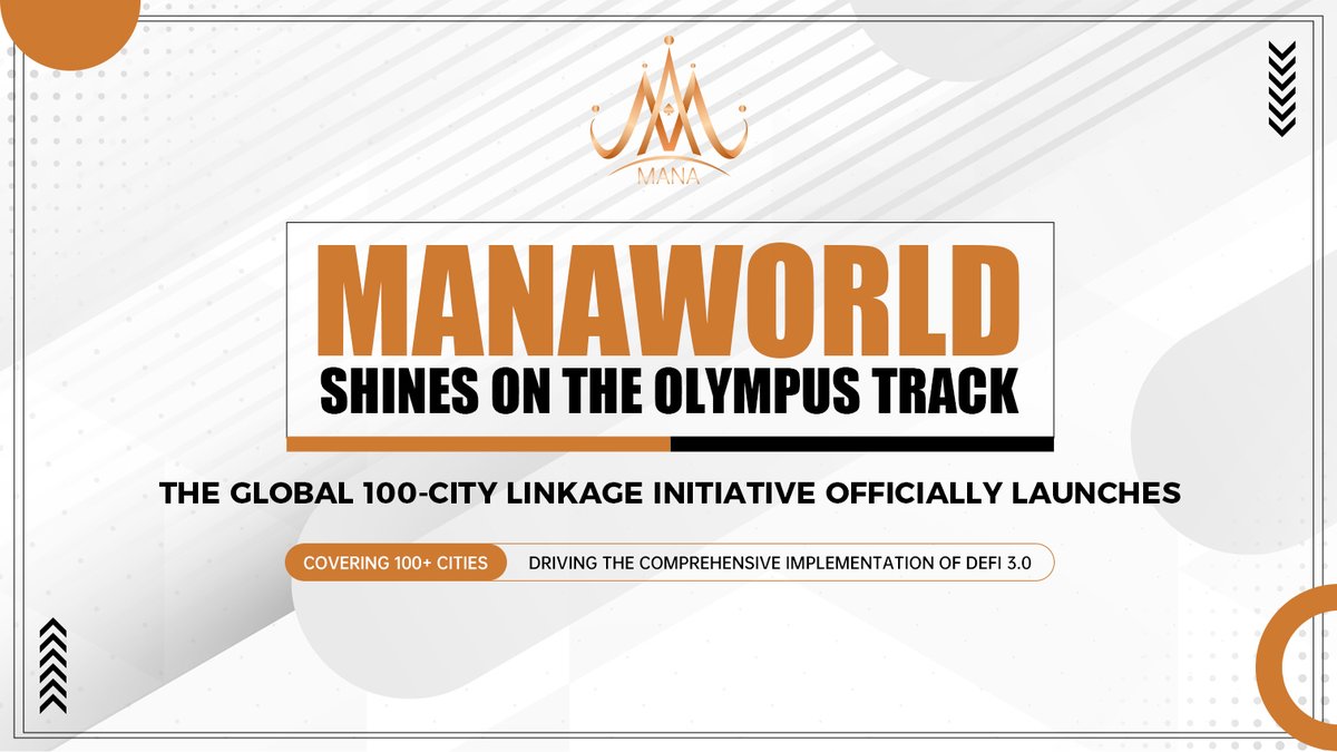 🚀 MANAWORLD Shines on the Olympus Track! 🌌  

$MANA is emerging as a rising star in the decentralized finance (DeFi) space, rapidly gaining momentum in the Olympus ecosystem with its innovative economic model and strong community consensus!  

🌍 MANA Global City Linkage