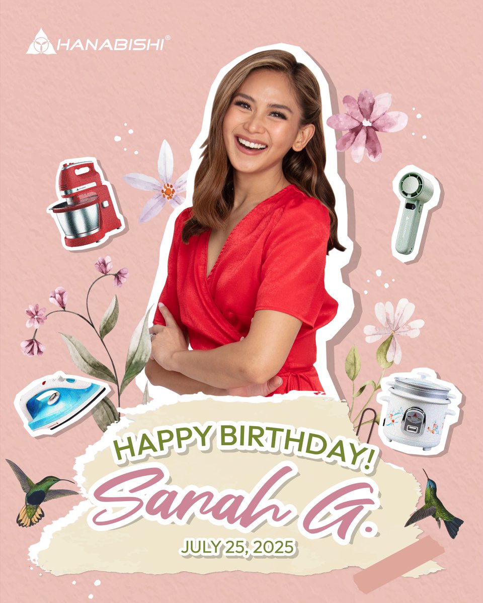 Hanabishi Appliances (@myhanabishi) on Twitter photo To the one and only Popstar Royalty <a href="/JustSarahG/">Sarah Geronimo</a> 👑—your light continues to shine brightly in all that you do. And since it’s your special day, may you receive all the love you’ve so generously shared with the world.
SARAH G SLAYING AT 37
Happy Birthday SARAH G
#SarahGDay To the one and only Popstar Royalty <a href="/JustSarahG/">Sarah Geronimo</a> 👑—your light continues to shine brightly in all that you do. And since it’s your special day, may you receive all the love you’ve so generously shared with the world.
SARAH G SLAYING AT 37
Happy Birthday SARAH G
#SarahGDay