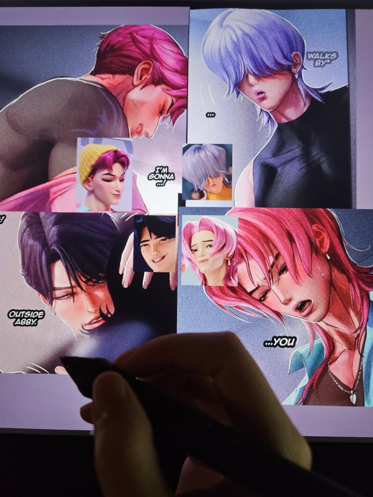 The saja household in action, 
#KPOPDEMONHUNTERS