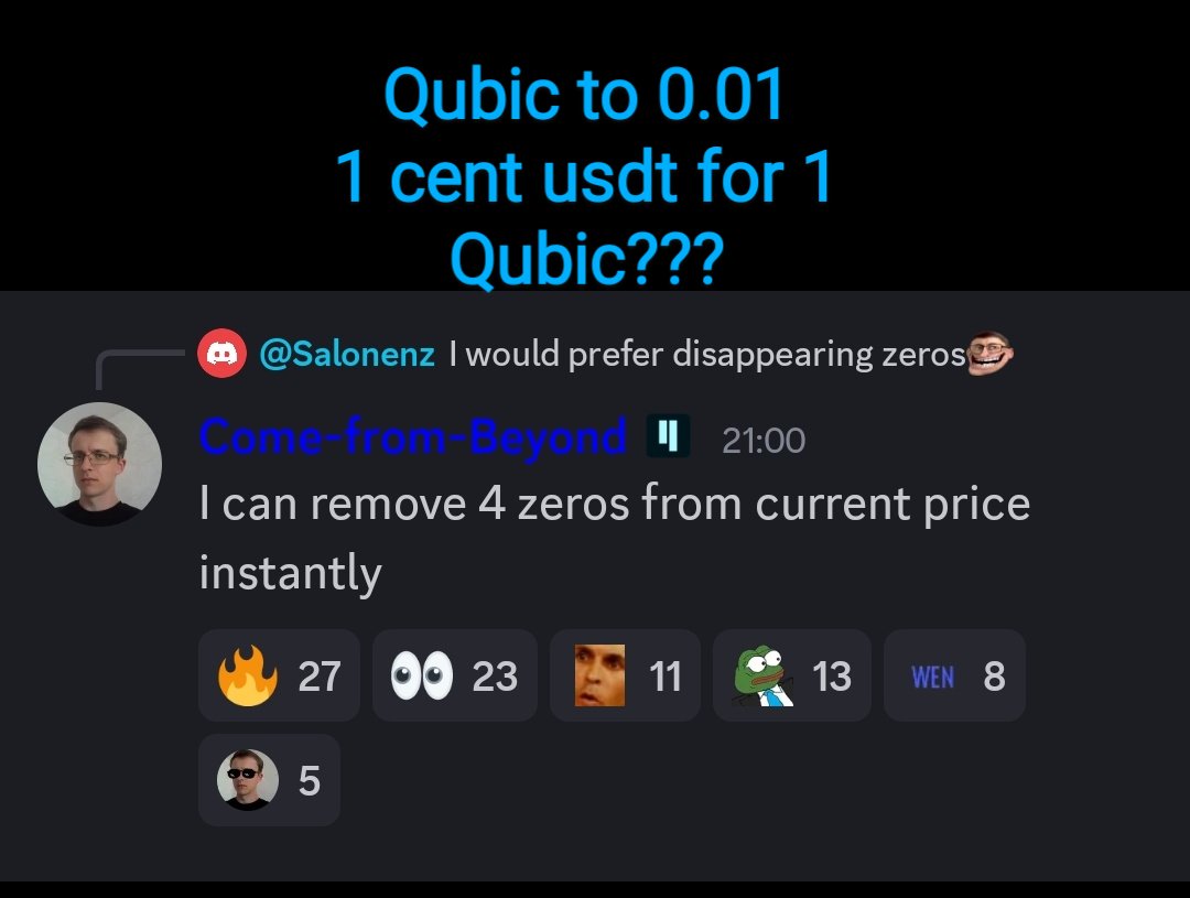 Revivalnations's tweet photo. What do you think $Qubic to 1 cent coming soon???? Is it too good to be true????? https://t.co/dhMQBMuron