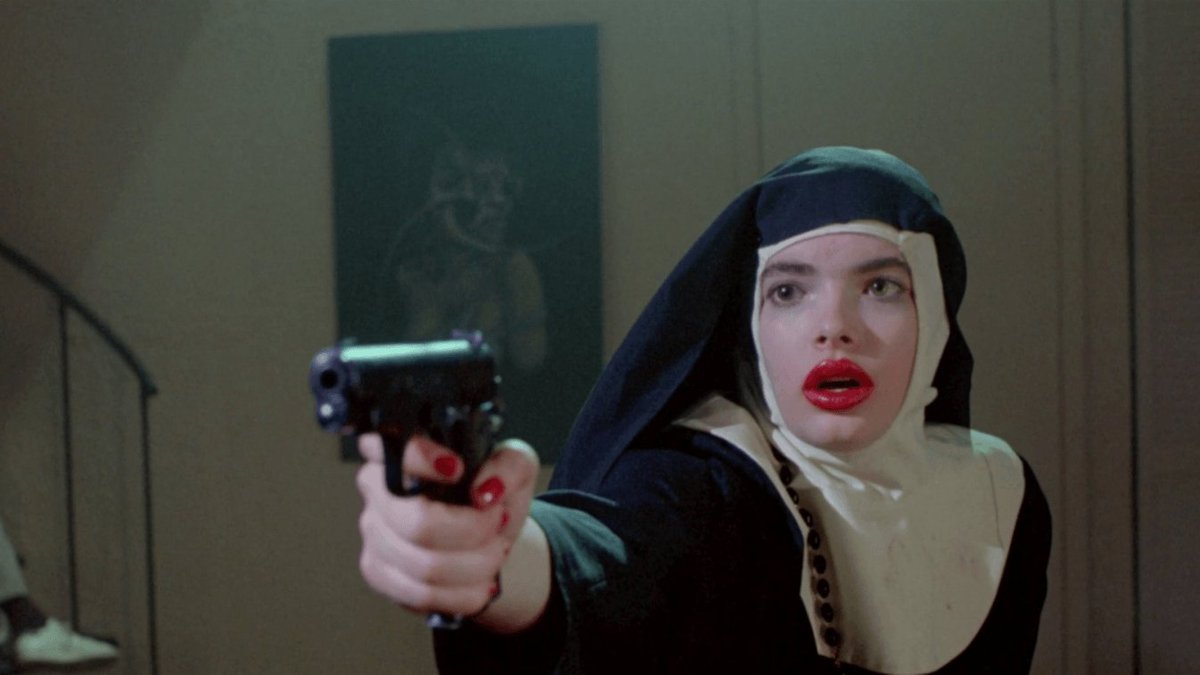 RanesHook's tweet image. #ThrillerThursday - MS. 45 (1981) - In this darkly sleazy revenge-o-matic from #AbelFerrara, innocent young mute woman #ZoeLund becomes brutally sexual assaulted twice and goes on a hard-core vengeance quest around the Big Apple! youtube.com/watch?v=g-q3PN…