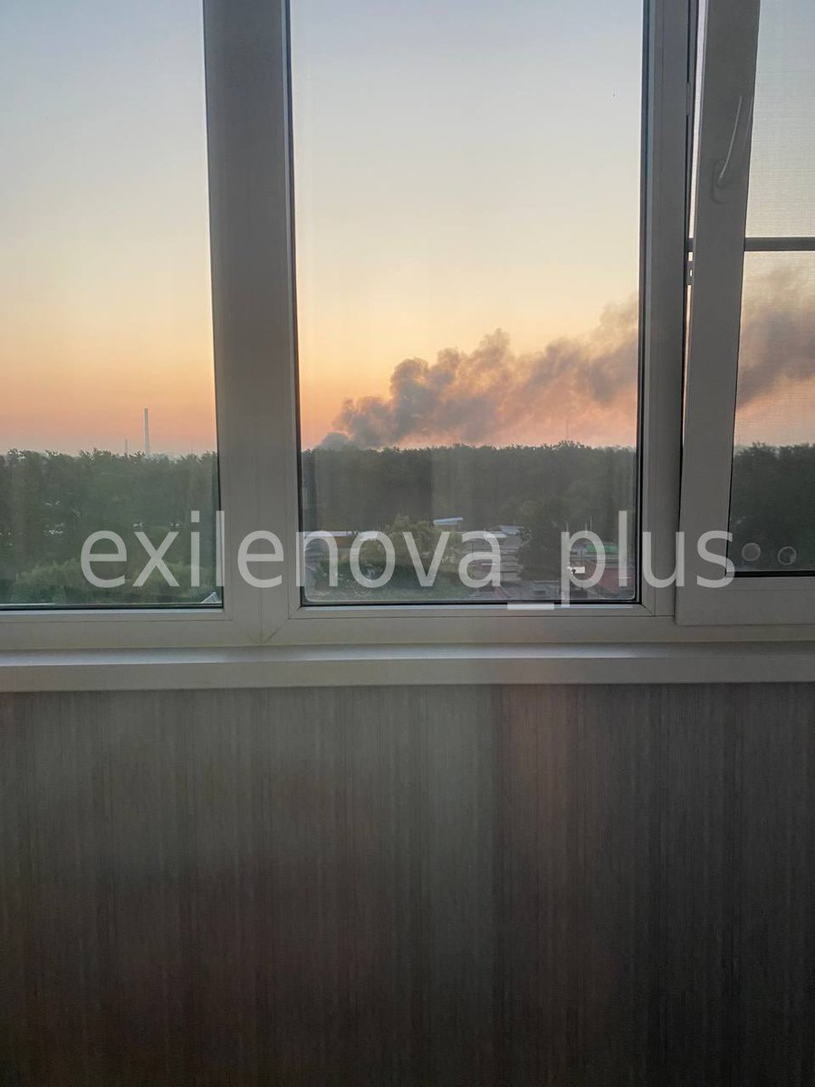 Exilenova_plus's tweet image. Kotovsk, Tambov Oblast, locals reporting that fire is at Gunspowder factory