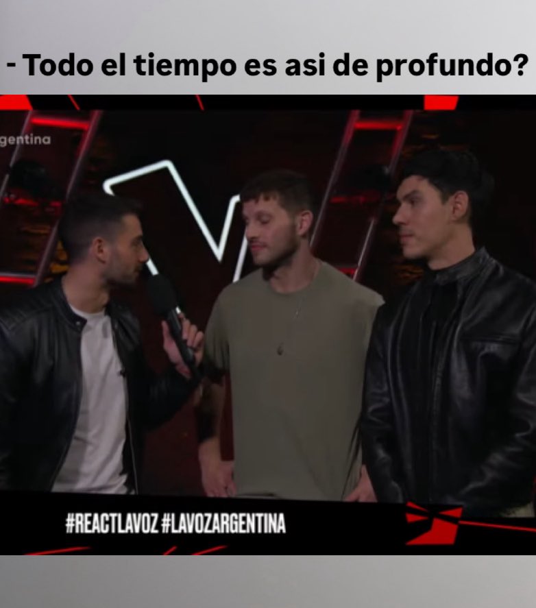 unanegradecba's tweet image. Nace un nuevo meme, mismas vibes
#LaVozAgentina #meme @NicolasOcchiato