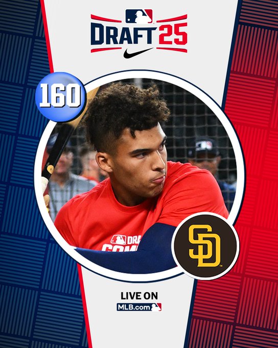 5th-rder Ty Harvey signs w/<a href="/Padres/">San Diego Padres</a> for $1.5 million (slot 160 = $426,600). Florida prep C, huge righty power, solid receiver w/strong arm. Florida State recruit. <a href="/MLBDraft/">MLB Draft</a>