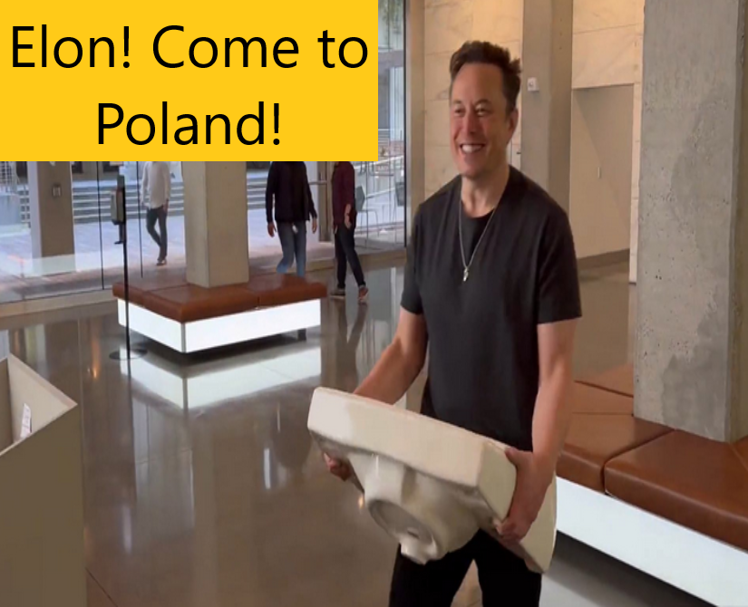 <a href="/elonmusk/">Elon Musk</a> Elon! Come to Poland and clean up the Polish X. We want to enjoy freedom of speech too!