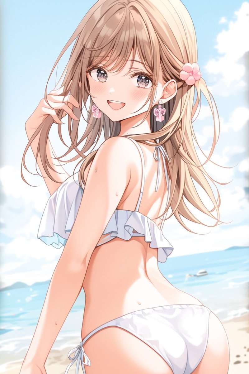 CreAIte_Design's tweet image. 暑いね💦
暑い時には、海とビキニ👙💕

それでも暑いけどね💧

#毎日水着を貼るいいねが無くなるまでやる見た人もやる 
(いいねが無くなるまで続かないかも 61日目)