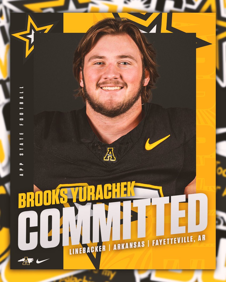 SSN_AppState's tweet image. 35 Days Til @AppState_FB
Brooks Yurachek @BrooksYurachek
Redshirt Sophomore
Linebacker
