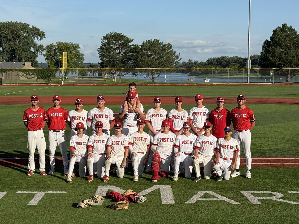 YBABaseball's tweet image. 🚨STATE BOUND PART 2🚨
Post 12 JL defeats Sioux Falls East 16-3 to take the series 2-0 and punch their ticket to the state tournament in Rapid City!!
Way to go boys!!⚾️⚾️⚾️