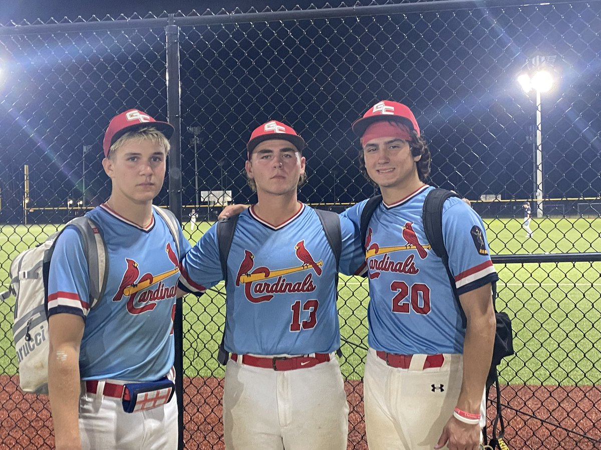 Gibbs Construction Cardinals (@gccardinals) on Twitter photo That’s a Huge Winner! The Cards (27-1) defeat Alabama Outlaws by a final score of 6-2.
The team advances to the “Driver’s Seat” game of the GSWS at 2:00 pm on Friday.
Top Performers
At the Plate,
<a href="/Luca_Salt9/">Luca Saltaformaggio</a> 3-4 2 Runs
<a href="/AryKeiffer/">Keiffer Ary</a> 2-3 2 RBI
On the Mound,
<a href="/DerocheCameron/">Cameron DeRoche</a> That’s a Huge Winner! The Cards (27-1) defeat Alabama Outlaws by a final score of 6-2.
The team advances to the “Driver’s Seat” game of the GSWS at 2:00 pm on Friday.
Top Performers
At the Plate,
<a href="/Luca_Salt9/">Luca Saltaformaggio</a> 3-4 2 Runs
<a href="/AryKeiffer/">Keiffer Ary</a> 2-3 2 RBI
On the Mound,
<a href="/DerocheCameron/">Cameron DeRoche</a>
