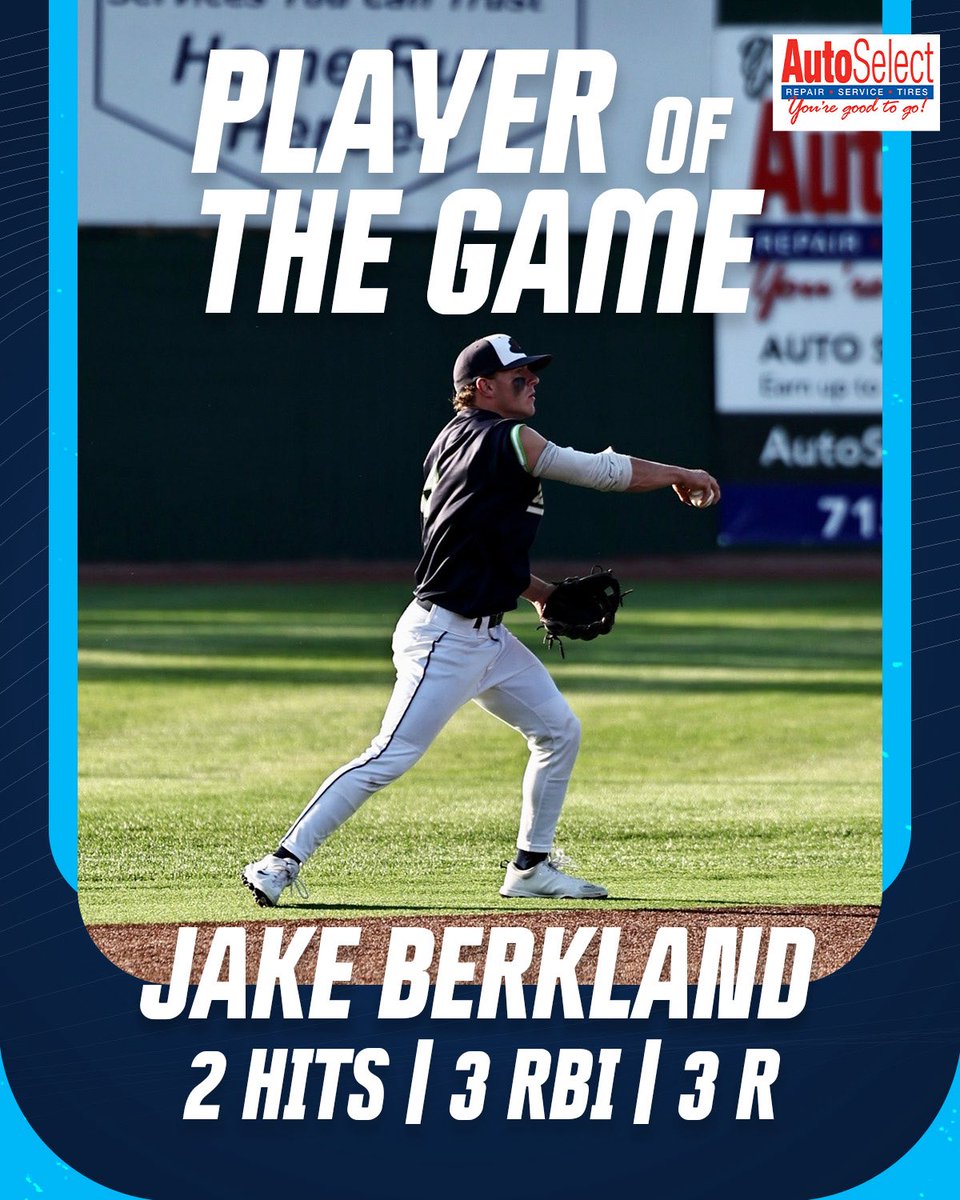 Call him Berkland the Builder — putting runs on the board all night long! 2-3 with 3 RBIs and 3 runs scored 👷‍♂️💪

Presented by Auto Select

#Burrowdown #WausauWoodchucks