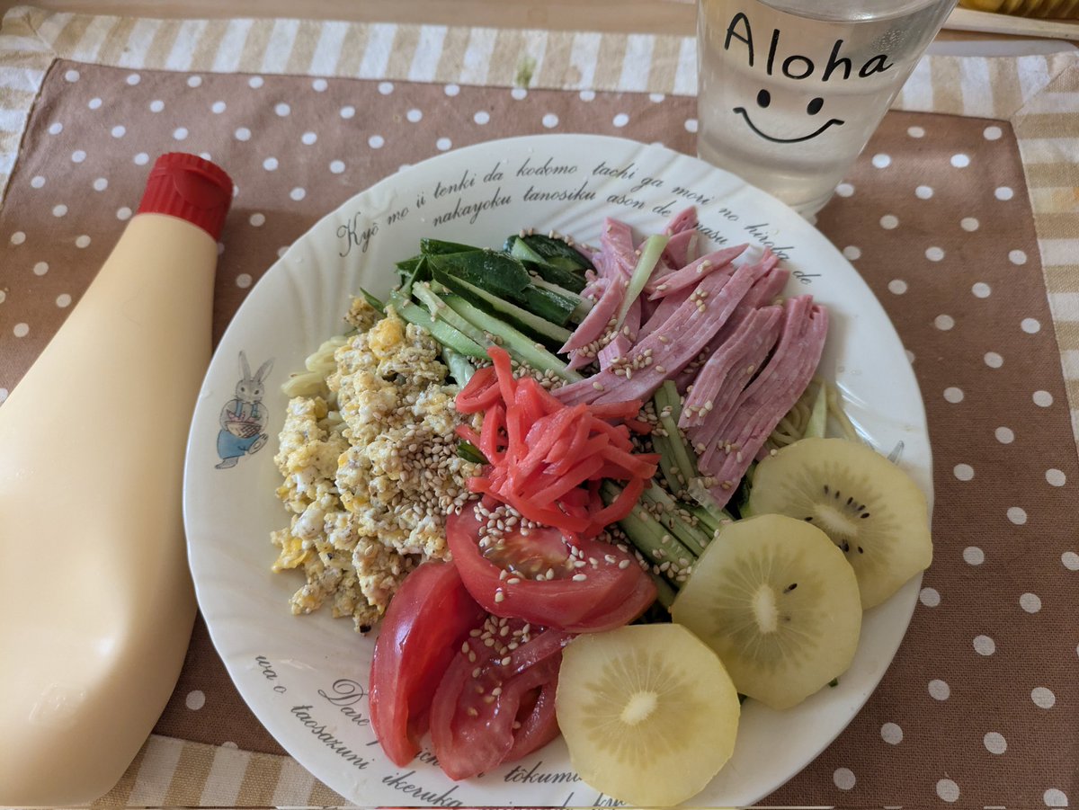 maithiru97's tweet image. ランチは、冷やし中華いただきます〜
暑い日にぴったり☀

酢でさっぱり😋