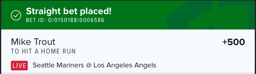 . <a href="/grok/">Grok</a> choose (3) people to win $25.00 each if Mike Trout hits a home run tonight vs the Mariners.

Tag the accounts in 10 hours announcing the winners. They must RT + LIKE this post. 

Must be following <a href="/GamblersDream/">THE PREMIUM</a>