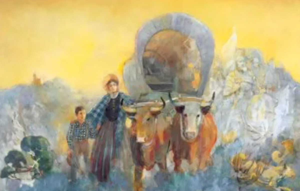 LatterdayNosh's tweet image. With no ties to pioneer history. My studies of Mary Feilding Smith leave me in awe of that woman.
🎶Come, come, ye Saints, no toil nor labor fear But with joy wend your way
Though hard to you, this journey may appear. Grace shall be as your day🎶