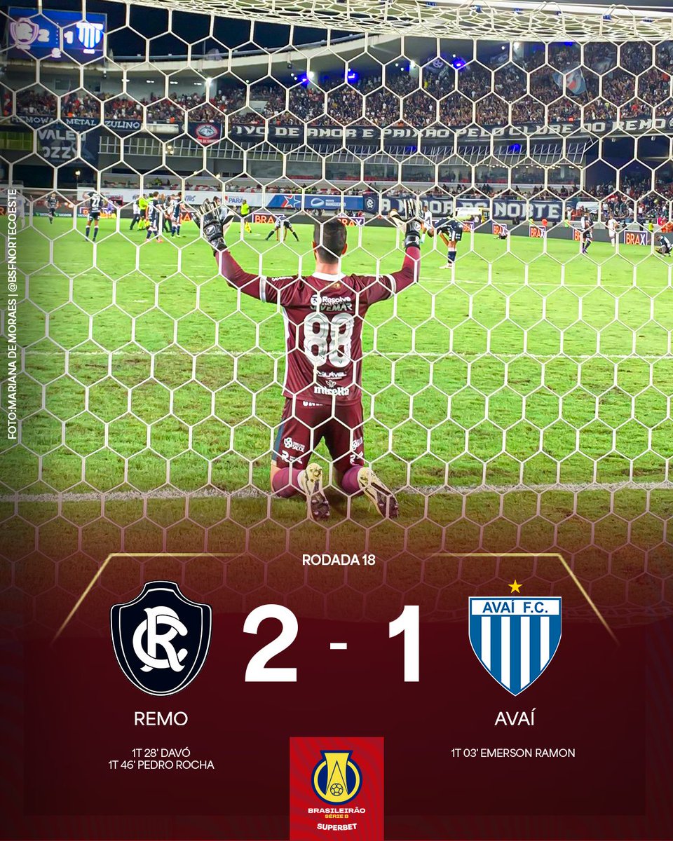 Brasileirão Superbet - Série B (@brasileiraob) on Twitter photo REMO COLADO NO G-4!
O <a href="/ClubeDoRemo/">Clube do Remo</a> virou pra cima do Avaí e colocou o Mangueirão lá em cima! Festa da torcida remista! 🦁 REMO COLADO NO G-4!
O <a href="/ClubeDoRemo/">Clube do Remo</a> virou pra cima do Avaí e colocou o Mangueirão lá em cima! Festa da torcida remista! 🦁