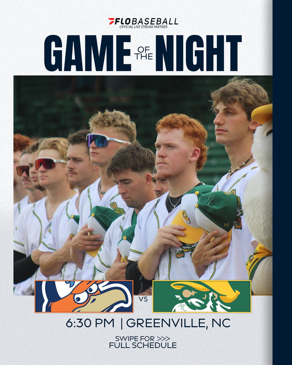 CPLBaseball's tweet image. Friday night lights, baseball edition ⚾
The @PeninsulaPilots are headed to the @YardGnomes at 6:30, watch through @FloCollegeBSB
#TheFutureIsNow