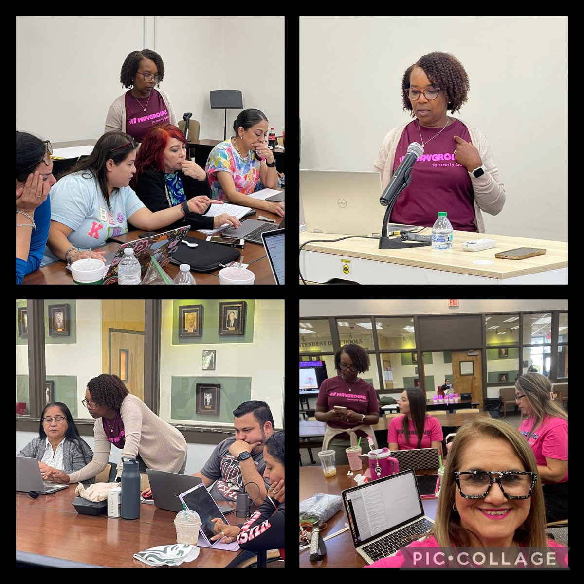 CGarza0930's tweet image. What an awesome day of our @LaJoyaISDEdTech PD series! Had the pleasure of welcoming the amazing @EdtechFelisa w/@waygroundai presenting on updates & A.I. features. Wayground has definitely powered up on so many levels!🙌🏻#LJTECHi3 #PrettyInPink @jackicannarella @AprilArendall