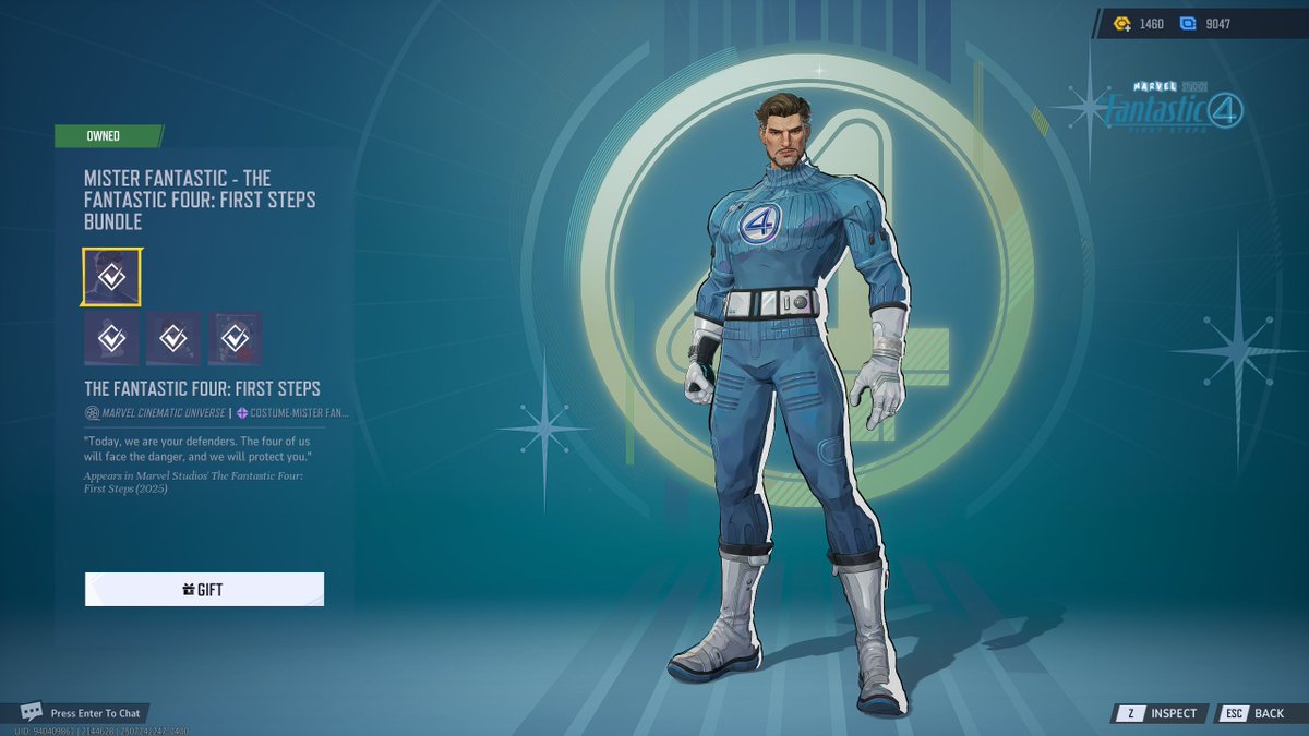 mmmmmmmmiller's tweet image. ‼️ IN-GAME STORE UPDATE NOW LIVE (7/24)
🆕 The Fantastic Four: First Steps Combo Bundle (3400 Units)
🆕 Mister Fantastic: First Steps (1400 Units)
🆕 Invisible Woman: First Steps (1400 Units)
🆕 Human Torch: First Steps (1400 Units)
🆕 The Thing: First Steps (1400 Units)…