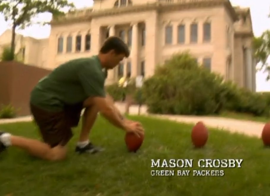 CarsonFowlerTV's tweet image. The story behind the infamous NFL Fantasy Files advertisement with Mason Crosby: