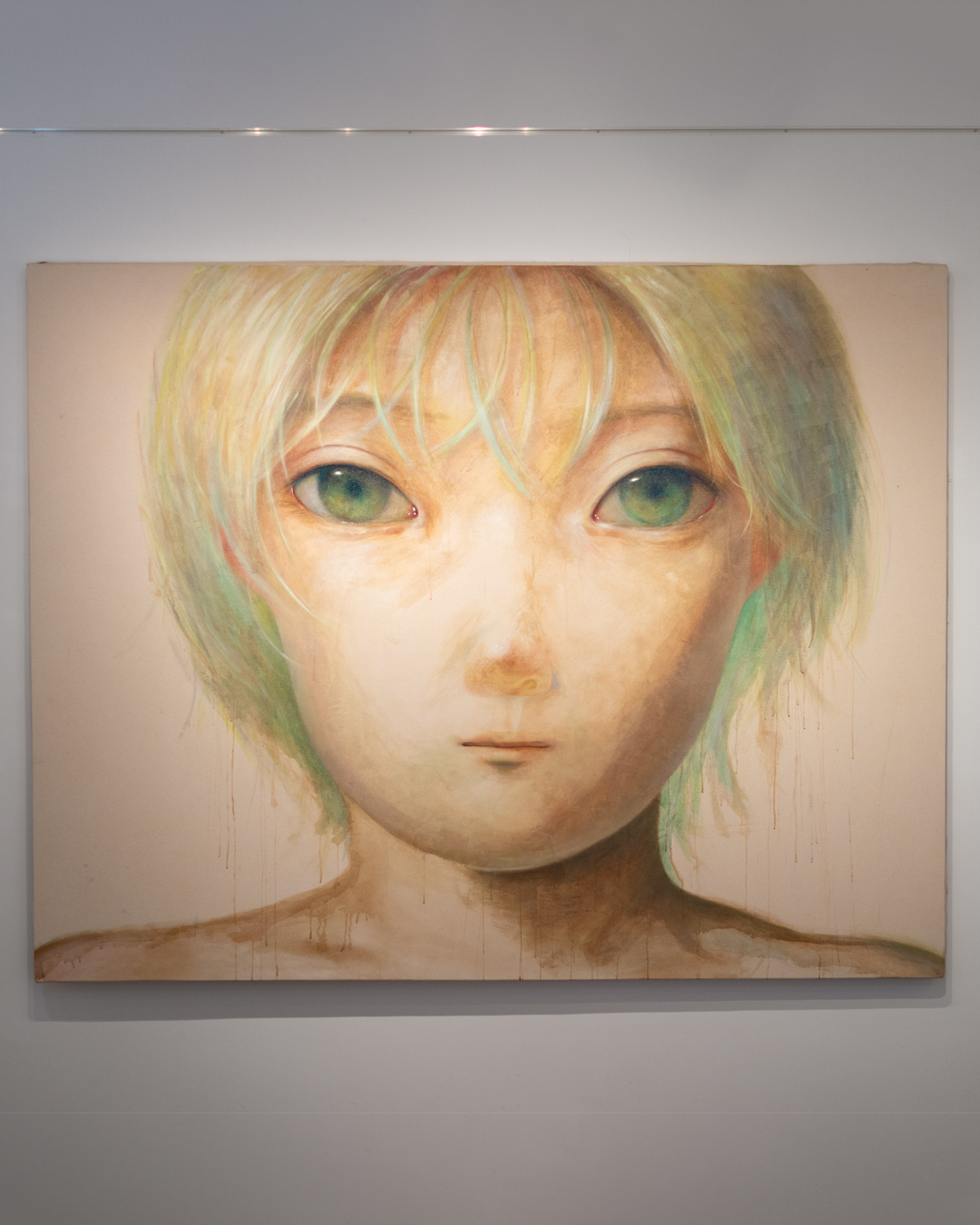 宮廷画家ビジェルブランの少女画です。油彩画模写 宮廷画家 ヴィジェルブランの少女画、油彩画模写です。F10サイズ