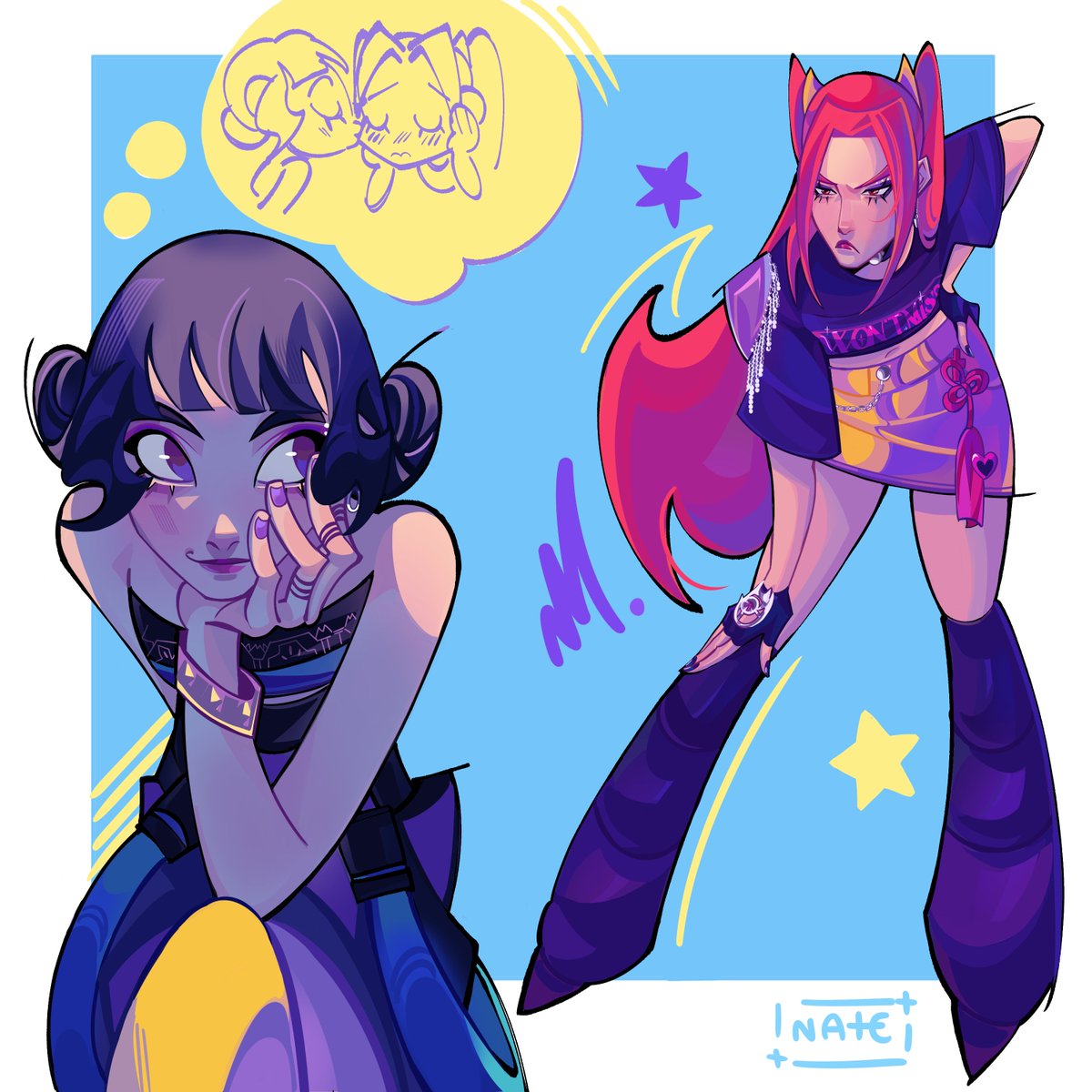 Nate_Forreal's tweet image. Gave it a few finishing touches!! #KPOPDEMONHUNTERS #zoemira