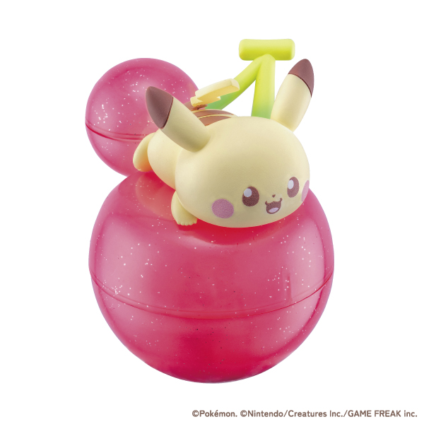 takaratomytoys's tweet image. ポケピースから「ぴーすふるどーる~フルーツなひととき~」が登場🍒
ピカチュウ、エモンガ、ワッカネズミがフルーツと一緒にゆらゆらゆれるドールだよ💖
takaratomy.co.jp/products/pokem…
#ポケモン #ポケピース