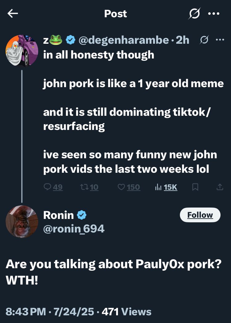 I like where this is headed ✌🏽

$PORK