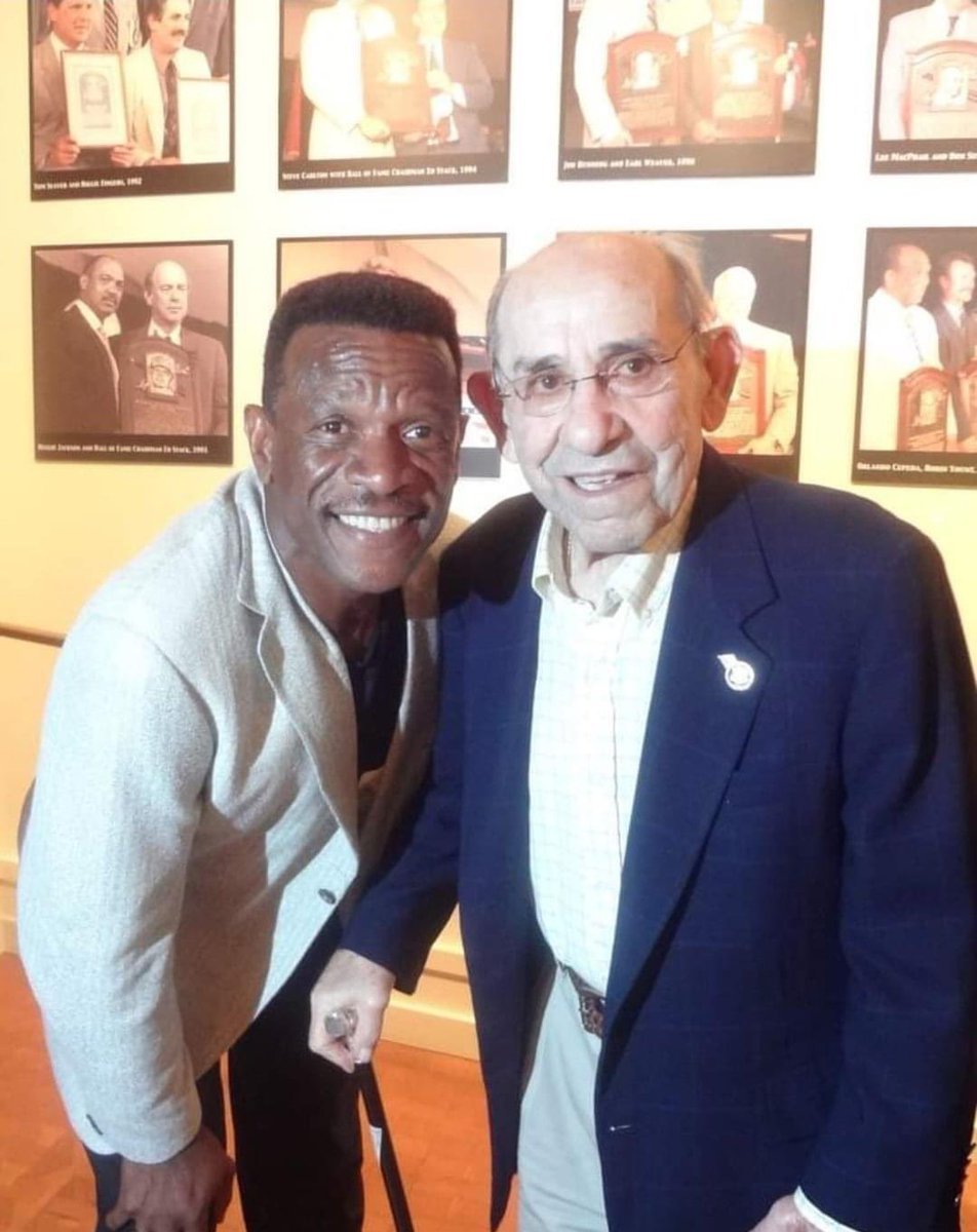 Rickey Henderson and Yogi Berra.