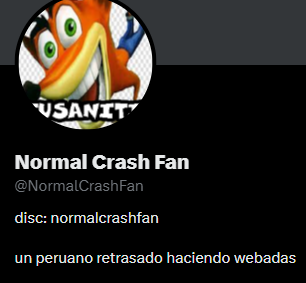 doodle_d00d's tweet image. leak del one shot de crash @NormalCrashFan