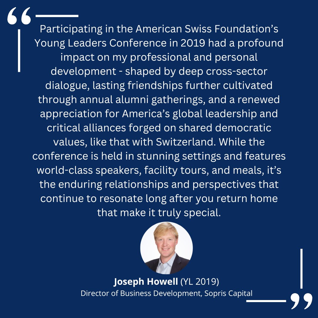 American Swiss Foundation (@amswissfound) on Twitter photo 