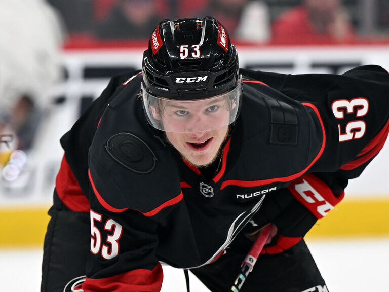 theScoreNHL's tweet image. Hurricanes sign Jackson Blake to 8-year, $45M extension thesco.re/4f36kBW