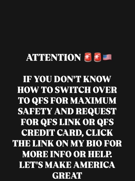 Start now and switch over to QFS; the Quantum financial system before the global financial bank crash that is coming.